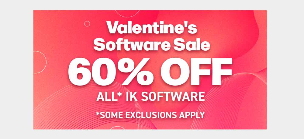 60% OFF ALL IK SOFTWARE - some exclusions apply