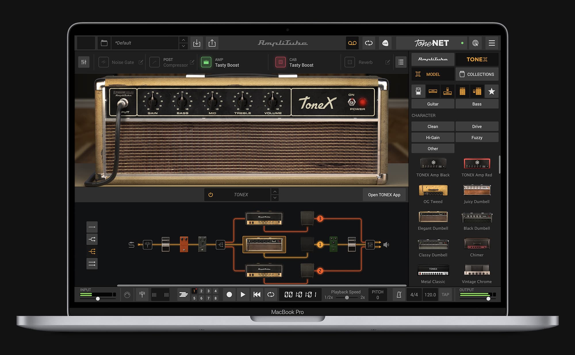 TONEX in AmpliTube