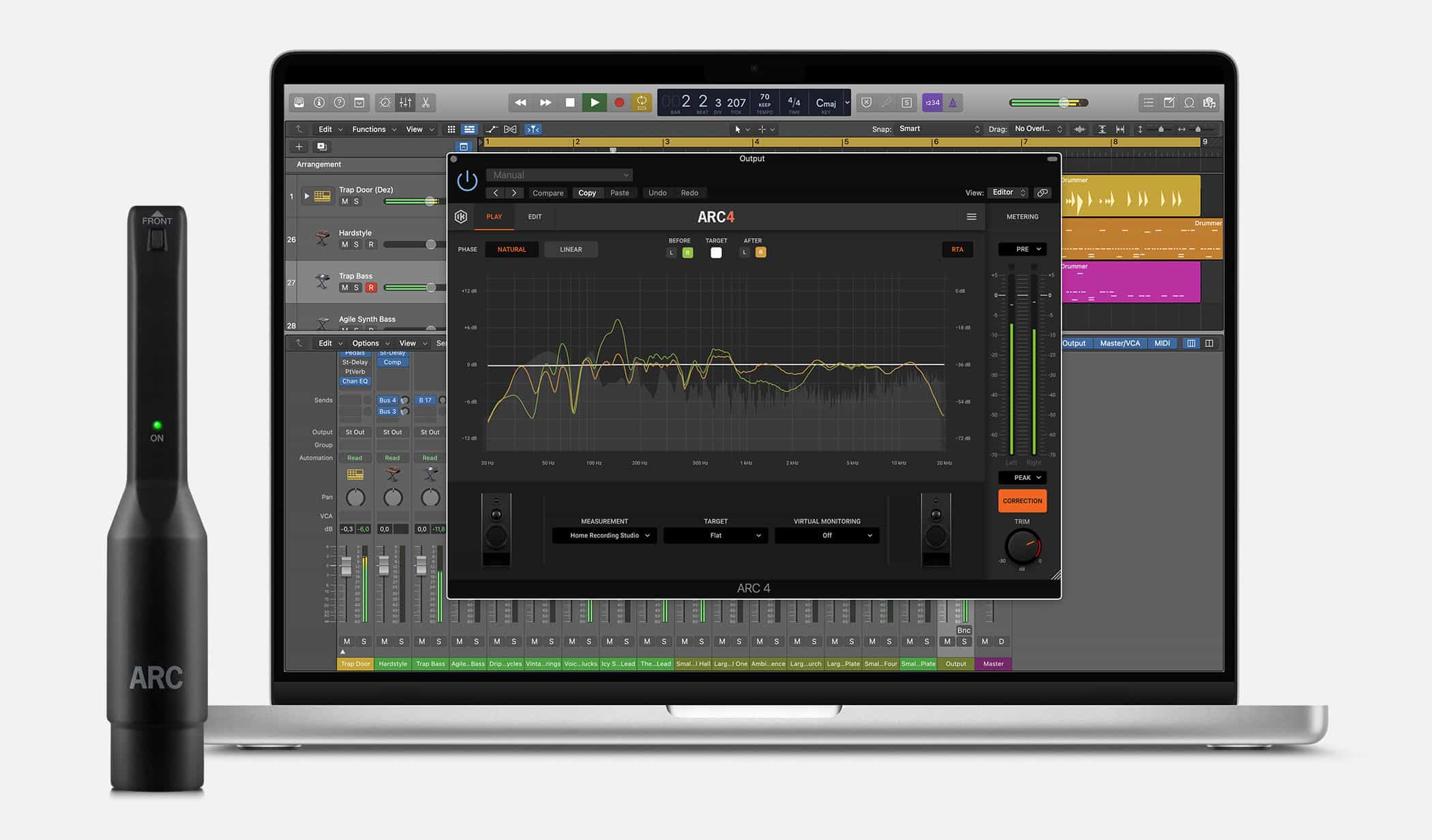ARC 4 MacBook and Measurement Mic