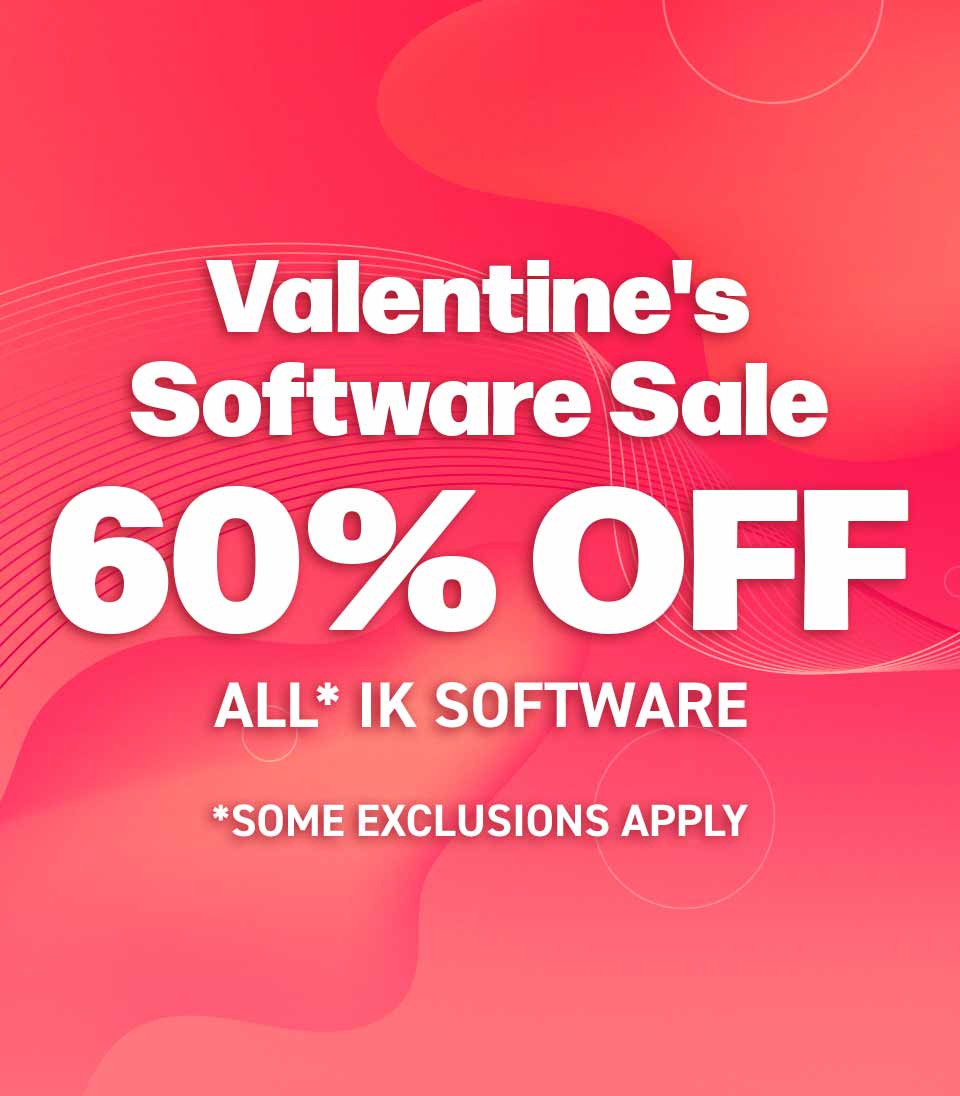 60% OFF ALL IK SOFTWARE - some exclusions apply