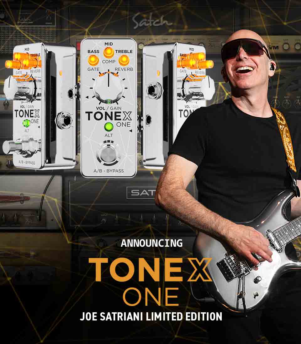 IK Announces TONEX ONE Joe Satriani