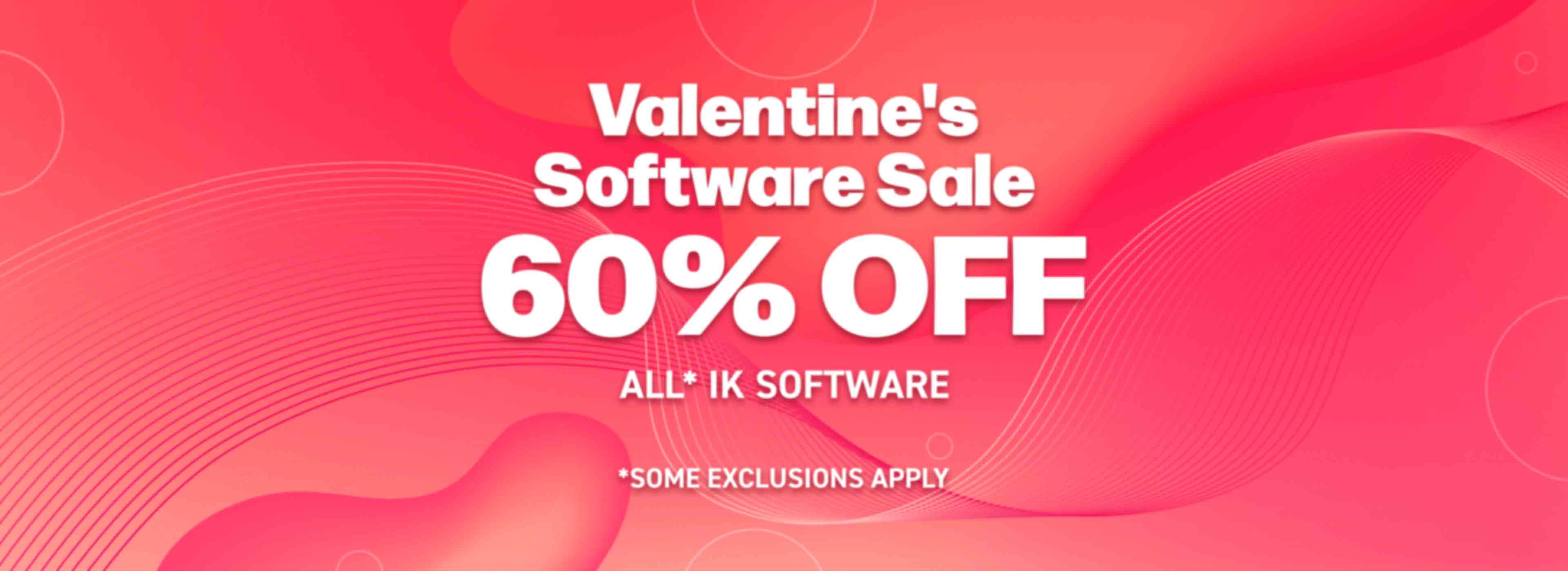 60% OFF ALL IK SOFTWARE - some exclusions apply