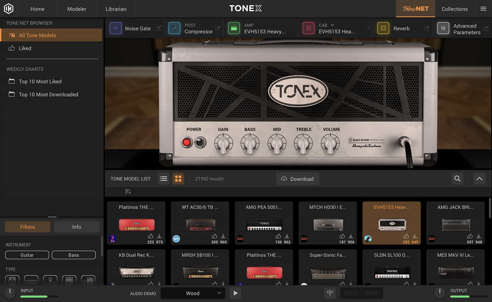 ToneNET inside TONEX